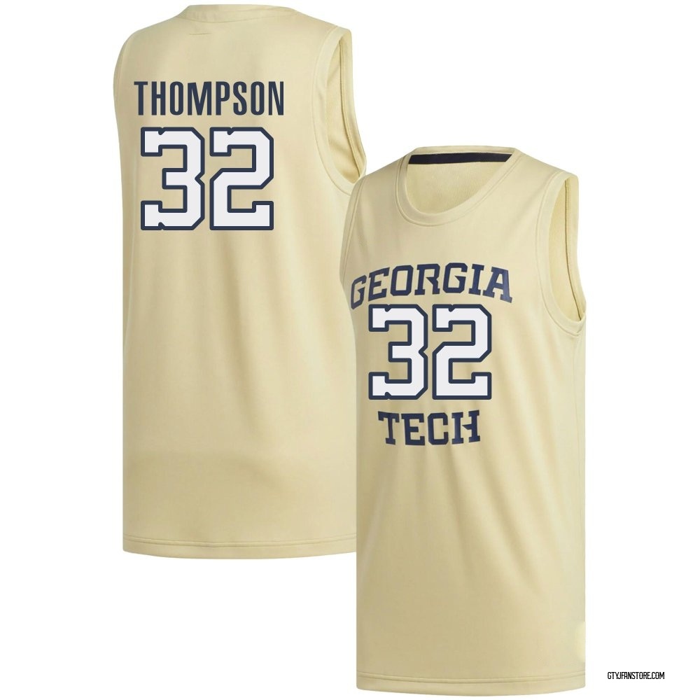 Men's Dyllan Thompson Georgia Tech Yellow Jackets Replica Basketball Jersey - Gold