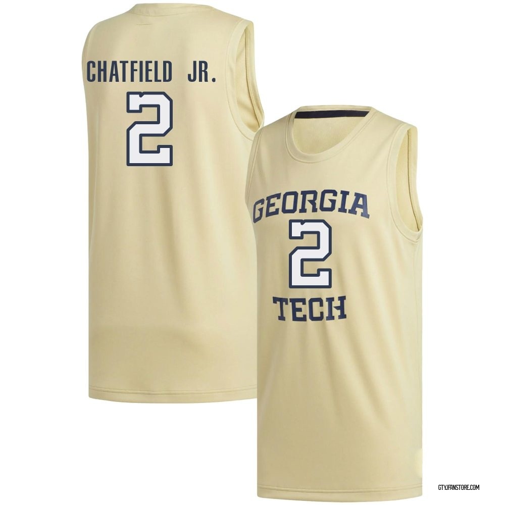 Men's Eric Chatfield Jr. Georgia Tech Yellow Jackets Replica Basketball Jersey - Gold