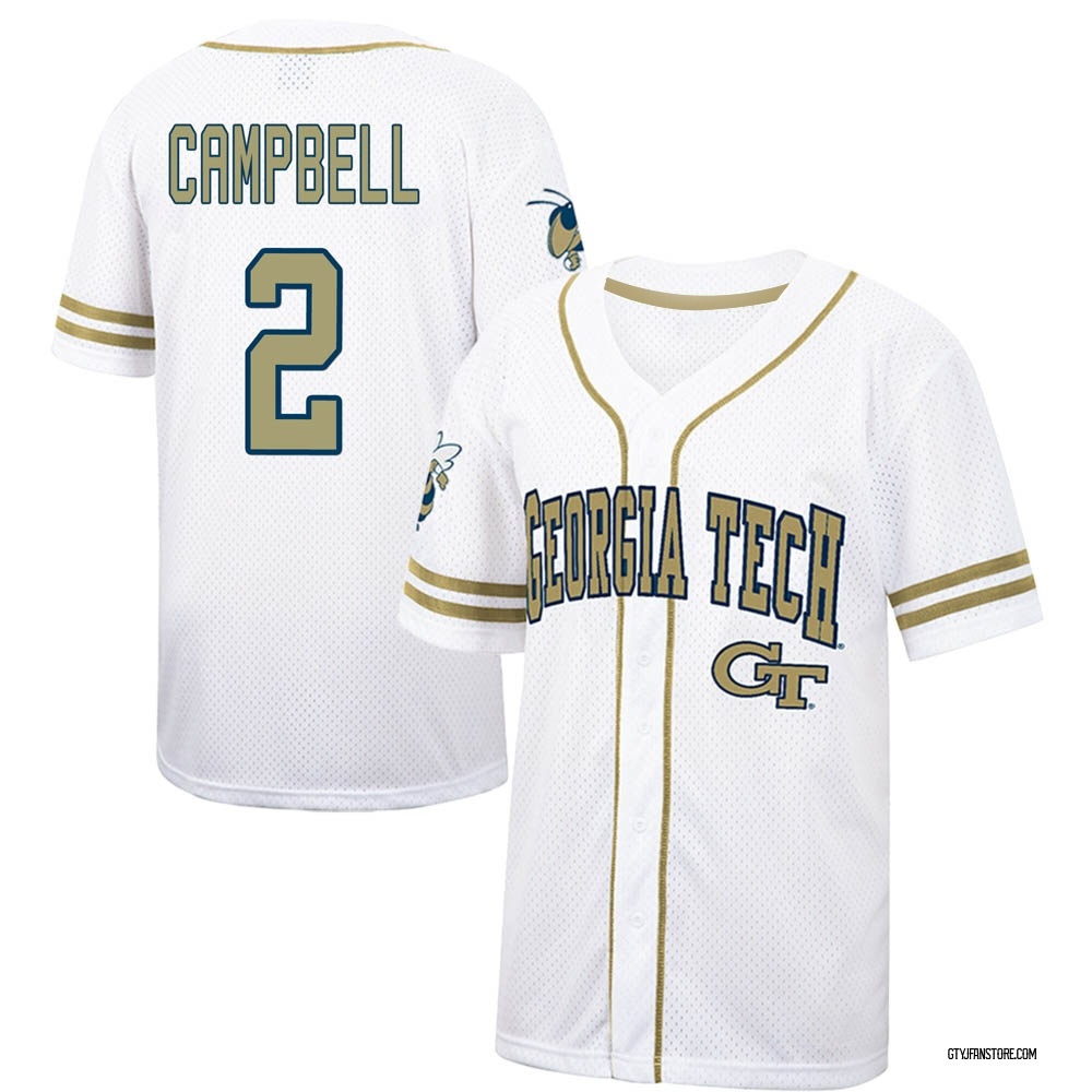 Men's Kristian Campbell Georgia Tech Yellow Jackets Replica