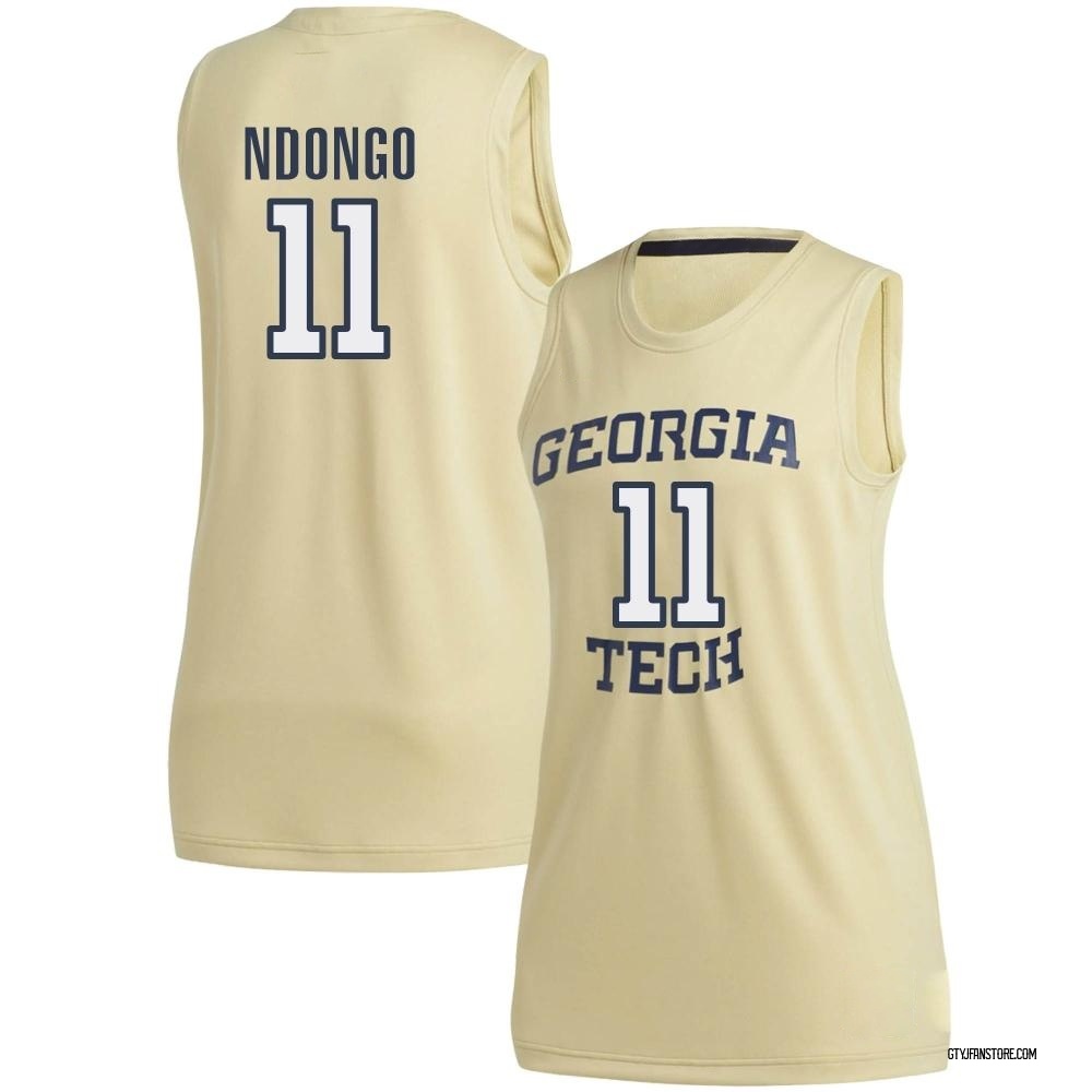 Women's Baye Ndongo Georgia Tech Yellow Jackets Replica Basketball Jersey - Gold