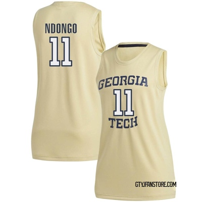Women's Baye Ndongo Georgia Tech Yellow Jackets Replica Basketball Jersey - Gold