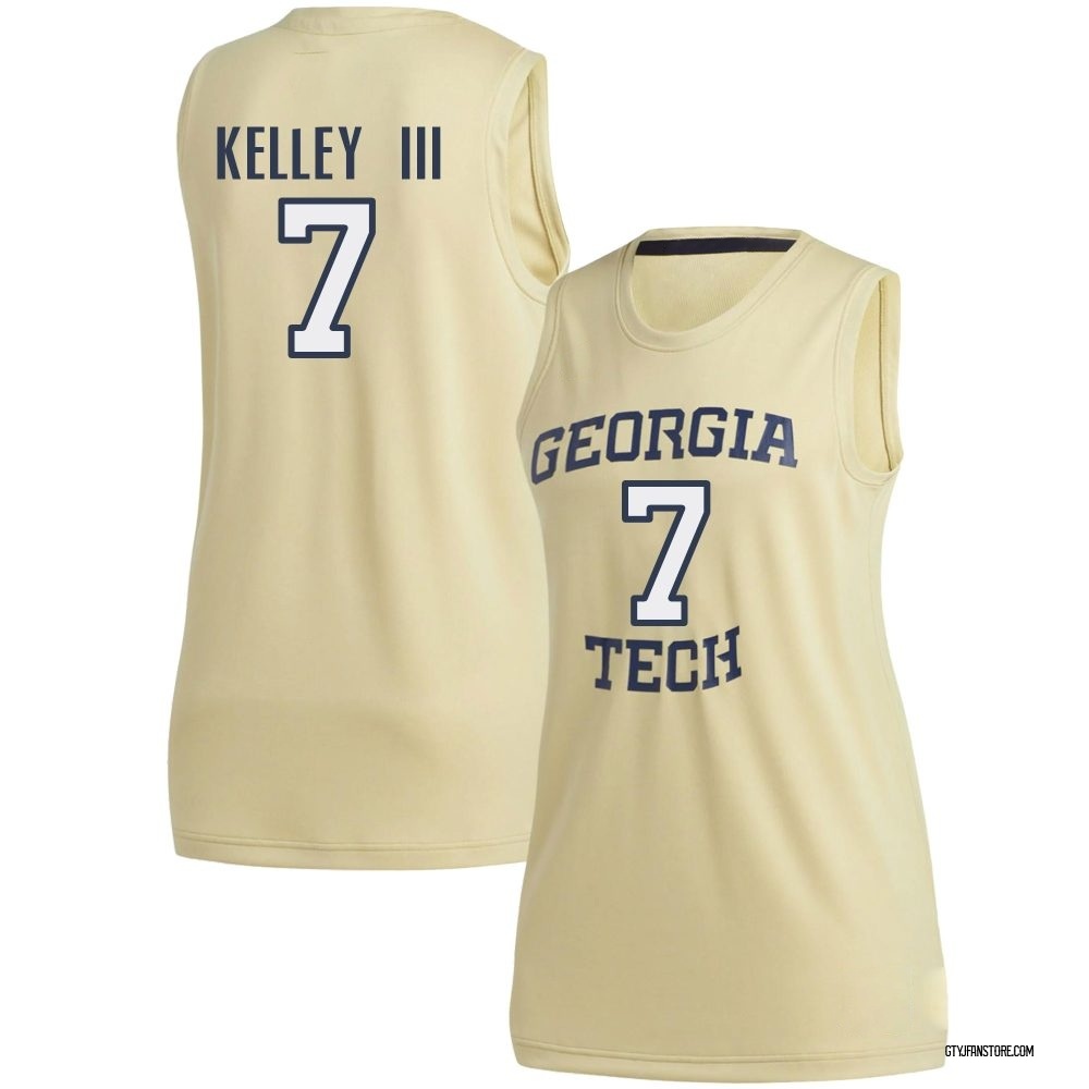 Women's Chas Kelley III Georgia Tech Yellow Jackets Replica Basketball Jersey - Gold