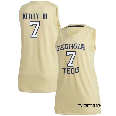 Women's Chas Kelley III Georgia Tech Yellow Jackets Replica Basketball Jersey - Gold