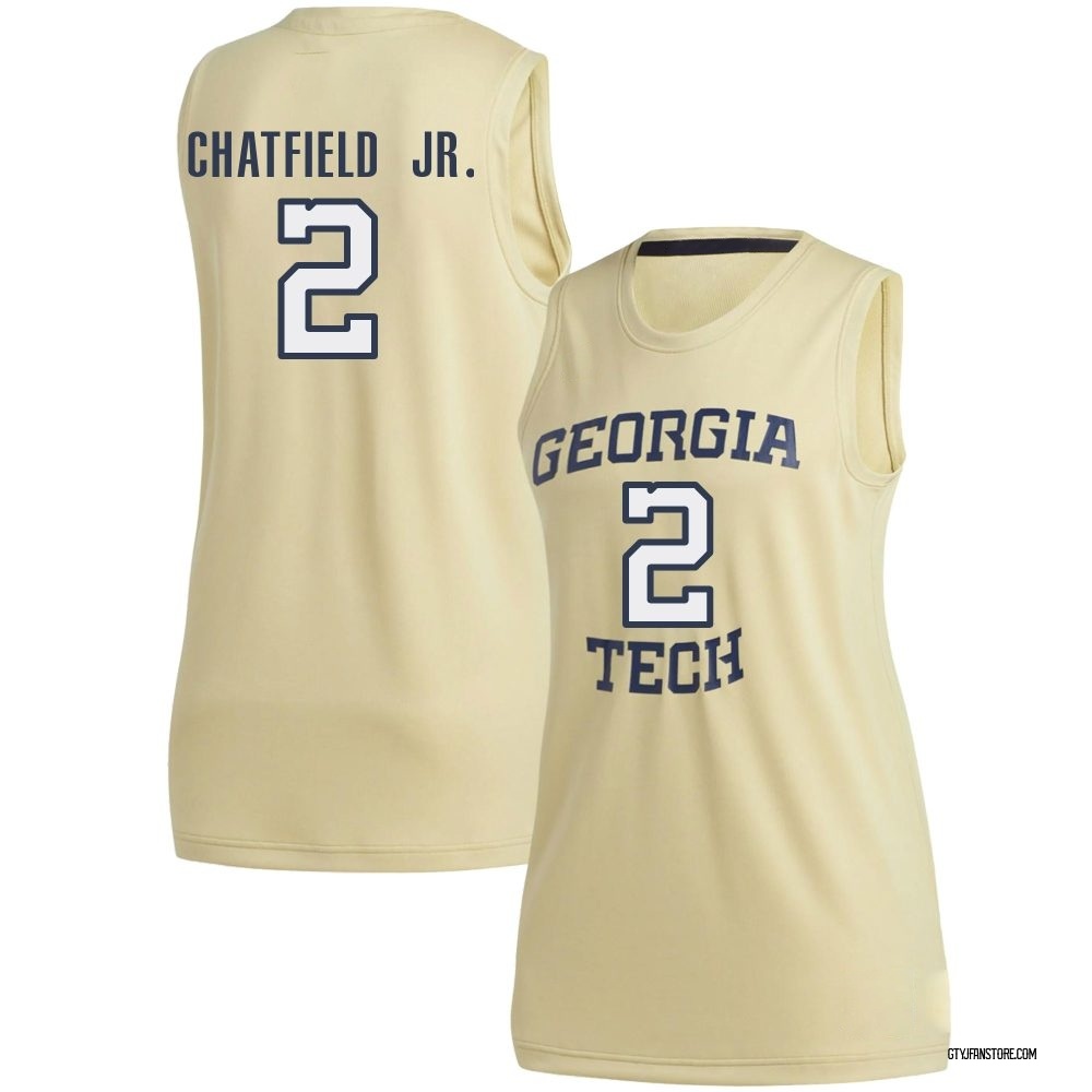 Women's Eric Chatfield Jr. Georgia Tech Yellow Jackets Replica Basketball Jersey - Gold