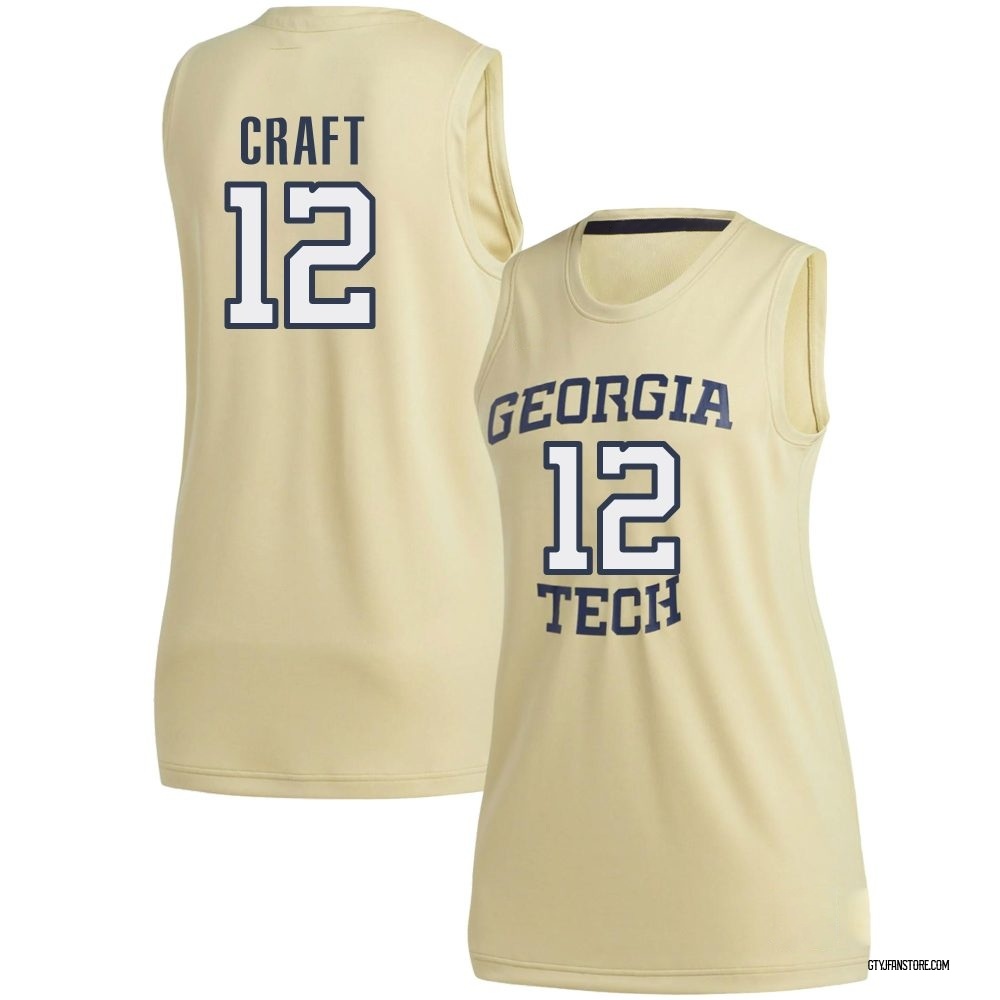 Women's Kam Craft Georgia Tech Yellow Jackets Replica Basketball Jersey - Gold
