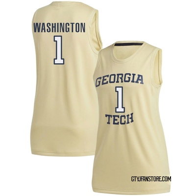 Women's Lamar Washington Georgia Tech Yellow Jackets Replica Basketball Jersey - Gold